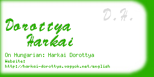 dorottya harkai business card